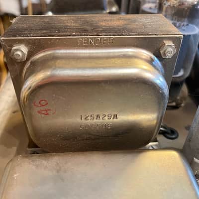 Fender Showman Guitar Amp Head Black Panel / 1964 image 11