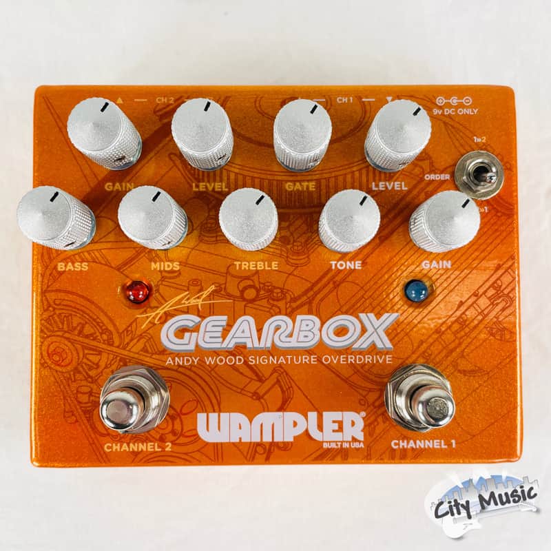Used Wampler Gearbox Andy Wood Signature Dual Overdrive Guitar Effects Pedal image 1
