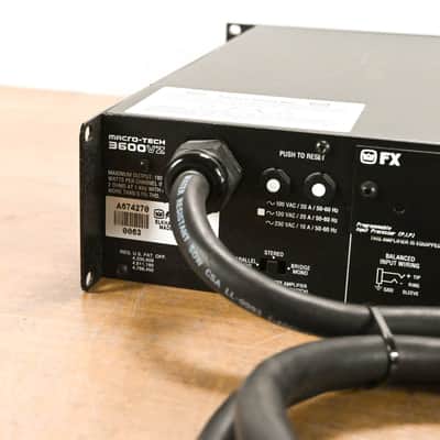 Crown Macro-Tech 3600VZ 2-Channel Power Amplifier CG0127T image 9