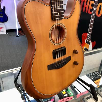 Fender Acoustasonic Standard Telecaster Acoustic Electric, Aged Natural image 3