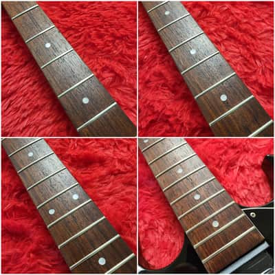 Burny REB-65 Short Scale Set Neck (Gibson EB-3 Model) 1990 - Black - Made In Japan MIJ image 7