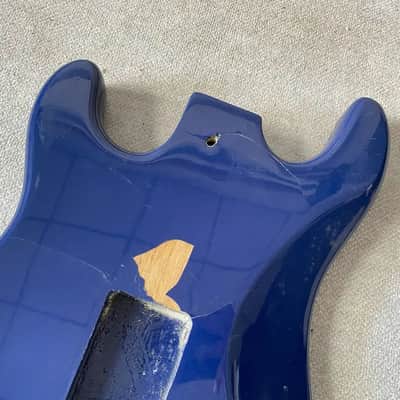 Blue HSS Guitar Strat Style Basswood Body image 5