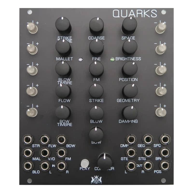 Michigan Synth Works Quarks Eurorack Resonator Oscillator Module - Elements (Black) image 1
