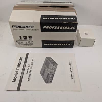 Rare Marantz PMD-222 3 Head Cassette Tape Field Recorder w/ Bird Song Mod image 7