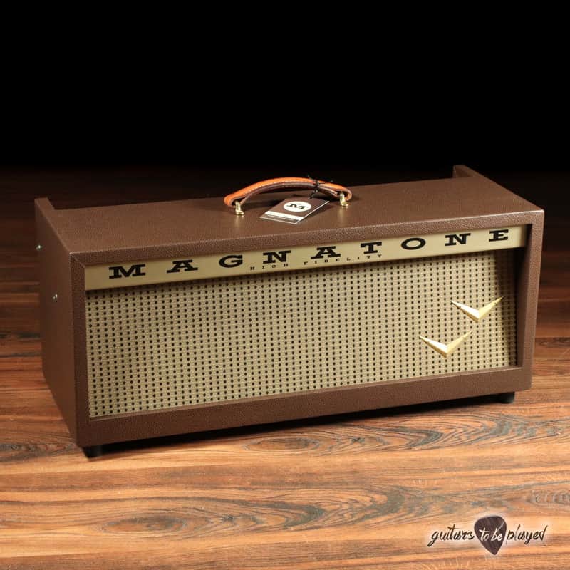 Magnatone Twilighter Stereo 22+22W Reverb/Vibrato Tube Amp Head w/ FTSW & Cover image 1