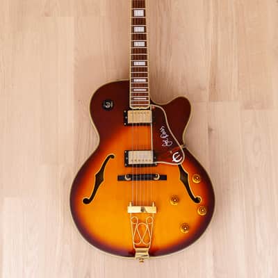 1995 Epiphone Emperor II Joe Pass Archtop Electric Guitar w/ Case, Korea Samick image 2
