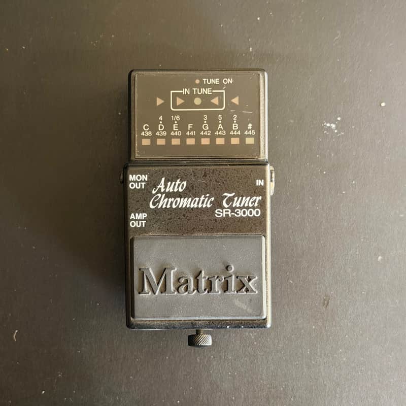 Matrix SR-3000 Auto Chromatic Tuner Pedal – Excellent image 1