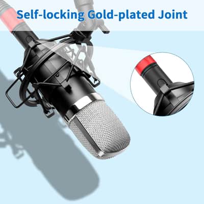 Male XLR to 1/4 Inch (6.35mm) TRS Mono Jack Microphone Cable,(2Pack, 3.3 FT) Balanced 3 Pin XLR Male to Quarter inch TRS Plug Mic Cord for Dynamic Microphone image 4