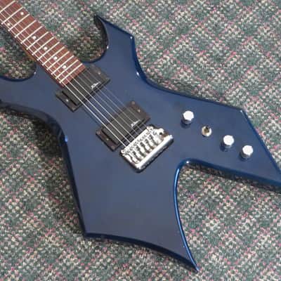 BC Rich Platinum Series Warlock Blue! w/gigbag image 1