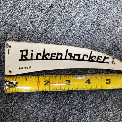 Rickenbacker TRC Truss Rod Cover #2 White image 1