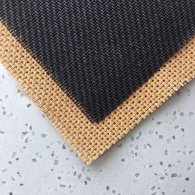 Cane Grill Cloth | Tan & Black Speaker Fabric-Cream Ivory / 19 x 29 inches image 6