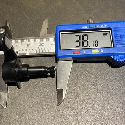 Black Samick Vantage Guitar Tuner / Machine Head Vintage 80s/90s MIK image 7