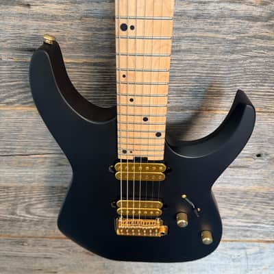 Charvel Angel Vivaldi Signature DK24-7 Nova - Satin Black w/ Maple FB image 2