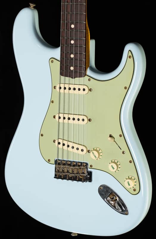 Fender Custom Shop Willcutt True '62 Stratocaster Relic Faded Sonic Blue 60's C (091) image 1