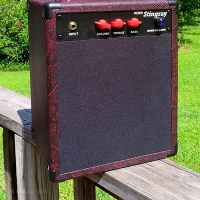 Hunter Amplifiers - Stingray - 4-watt Tube Combo - 8" Speaker - Red Snakeskin image 9