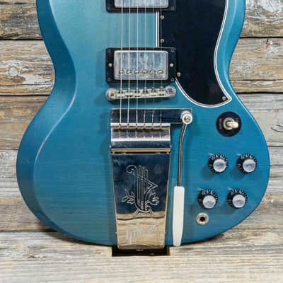Gibson Custom 1964 SG Standard Reissue - Pelham Blue, Murphy Lab Ultra Light Aged image 2