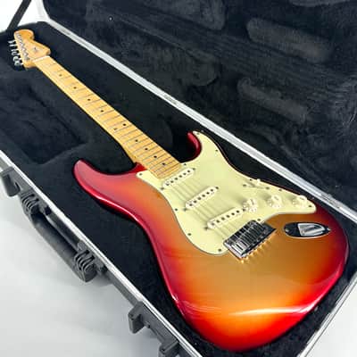 2010 Fender American Deluxe Stratocaster – Sunset Metallic image 1