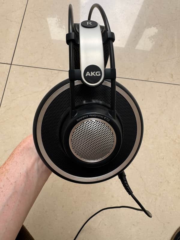 AKG K702 Open-Back Studio Headphones Black image 1