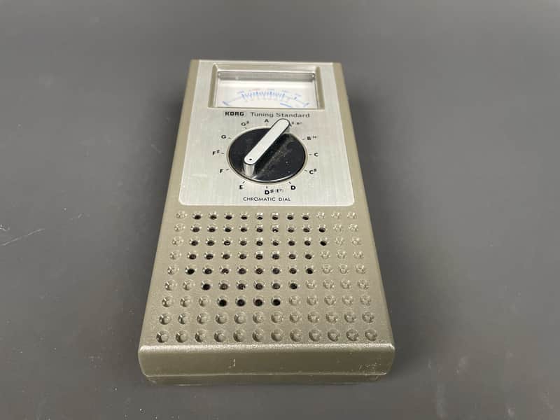 Vintage Korg WT-10A Chromatic Tuning Standard Analog Tuner w/ Power Supply & Manual – Made in Japan image 1