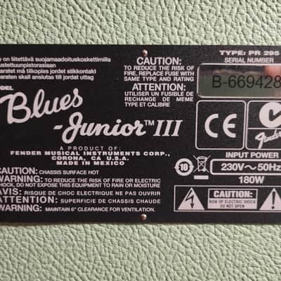 Fender Blues-junior III Limited Edition Sea foam green image 3