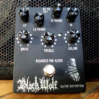 Wounded Paw Black Wolf Guitar Distortion w/ silent bypass switch image 1