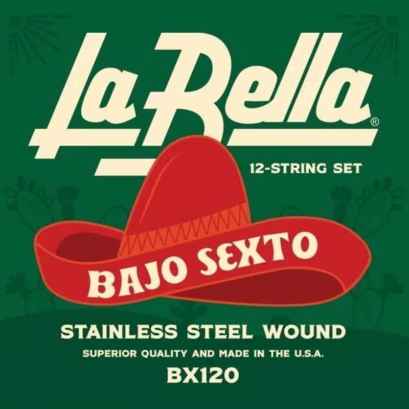 La Bella BX120 Bajo Sexto Bass Guitar Strings image 1