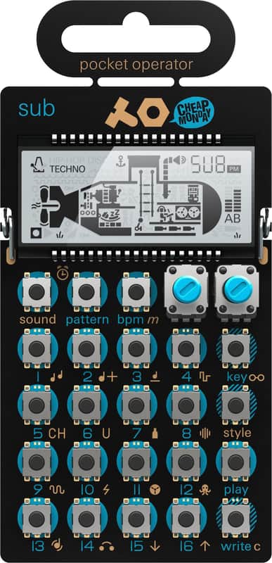 Teenage Engineering PO-14 Sub Pocket Operator Bass Synthesizer image 1