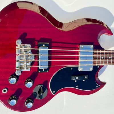 EPIPHONE ELITIST EB3 SHORT SCALE BASS 2005 - CHERRY image 1