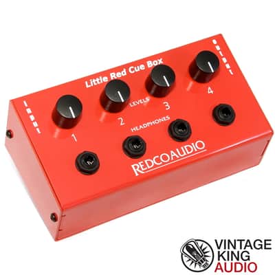 Redco Little Red Cue Box 4-channel Headphone Distribution w/ Volume Controls image 3