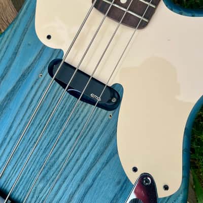 TW Basses Royal 54 Precision Bass 2020’s - Blue/Coral Blue Ash image 13