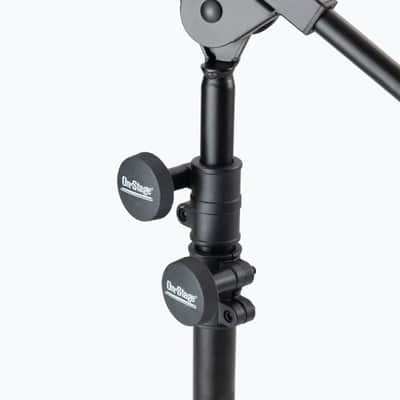 On-Stage Hex-Base Studio Boom Mic Stand â€“ Heavy-Duty Adjustable Microphone Stand image 7