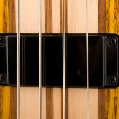 Aria Pro II SB-1000 Reissue 4-String Electric Bass Guitar Made in Japan Oak Natural with Gig Bag image 7