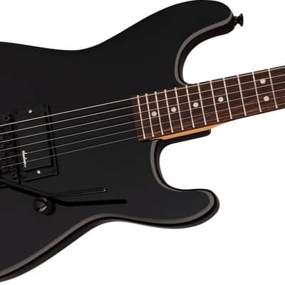 Jackson Pro Origins 1985 San Dimas SD1A H FR, Rosewood Fingerboard, Gloss Black image 2