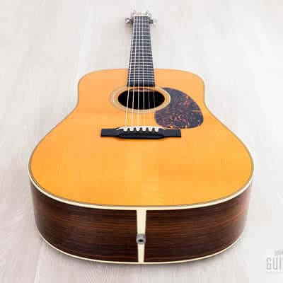 2010 Martin D-28 Marquis Herringbone Dreadnought Pre-War-Spec Adirondack Top, Near-Mint w/ Case & Tags image 13