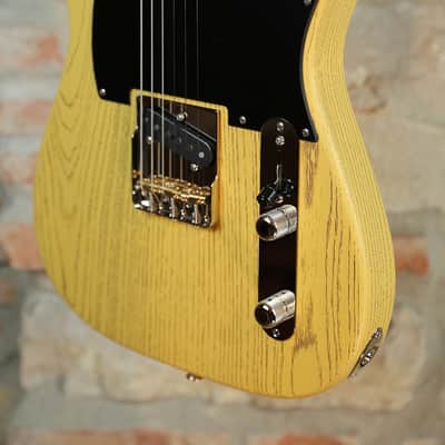 TOM ANDERSON T-Icon SS - Swamp Ash Body & Caramel Maple Neck - Satin Organic Grain Butterscotch image 11