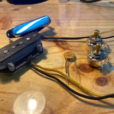 General Vintage Tone 1955 Telecaster Pickup set Scatter wound NOS coil wires 2020 Aged image 6