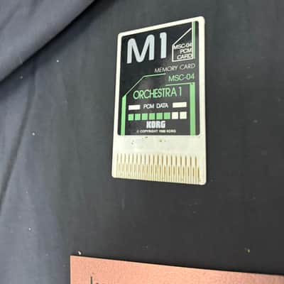 Korg MSC-04 Orchestra 1 PCM Card for M1 M1R Synthesizer from Japan Tested image 4