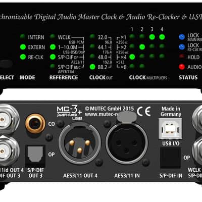 Mutec MC3+ USB Black - Usb Interface & Clock (Black Friday Offer!) image 2