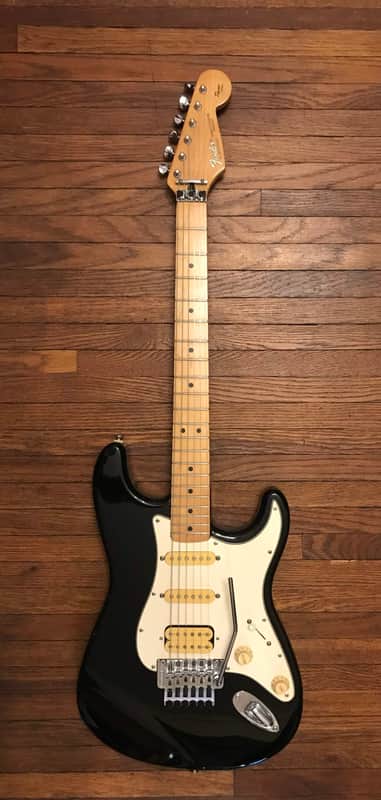 1995 Fender Stratocaster RARE Squier Series HSS with Floyd Rose