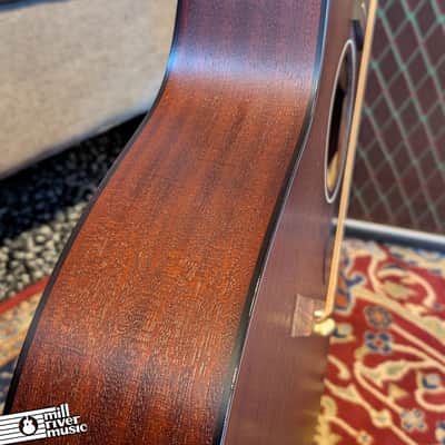 Iris JB Natural All Mahogany w/ Tortoise binding and pickguard Acoustic Guitar- Used image 7