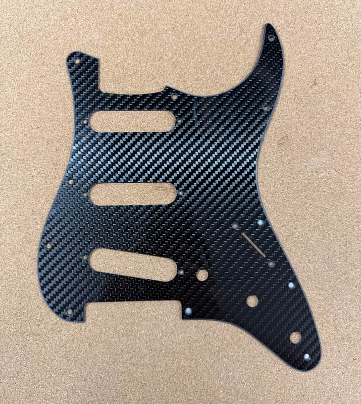 KLOS Carbon Graphite Stratocaster Pickguard SSS - NEVER USED! image 1