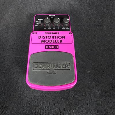 Behringer DM100 Distortion Modeler 2010s - Pink image 1