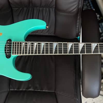 Jackson Custom Shop Music Zoo Exclusive SL2V Aged Nitro Sea Foam Green image 6