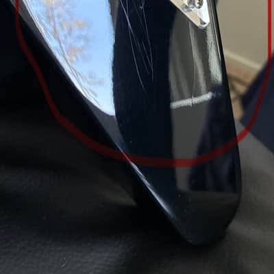 Gibson ‘70s Flying V Mirror 2023 - Gloss Black ‘70s pickups *Read Description* image 8