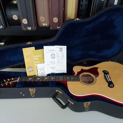 2002 Gibson Dove Artist Cutaway Flame Maple Back and Sides Great Player! (A-19) image 6