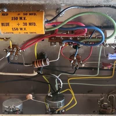 Pine Electronics (Pineco) Granada DeLuxe All Tube Guitar Amp 1960s Canada image 13