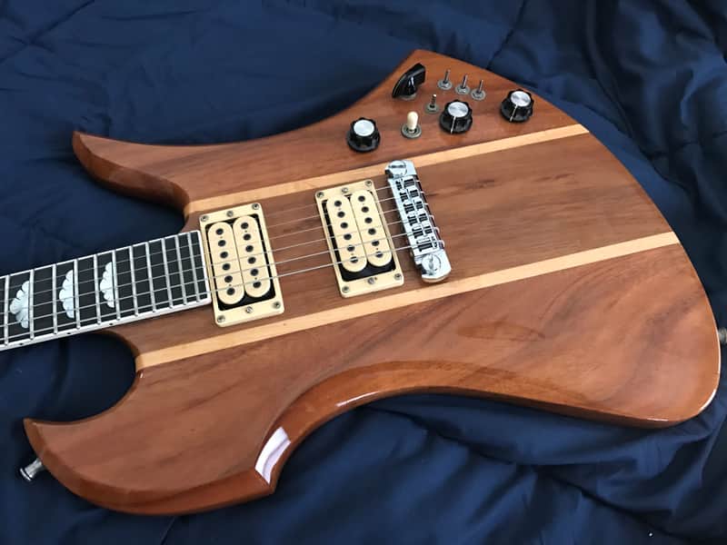BC Rich Mockingbird Supreme 1978 Natural Koa image 1