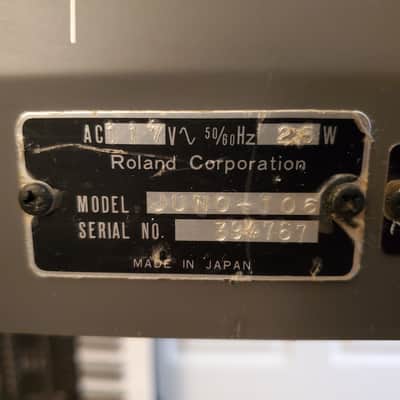 Immagine CERTIFIED!!! ROLAND JUNO 106 FULLY INSPECTED/SERVICED AND IN AMAZING CONDITION! - 17