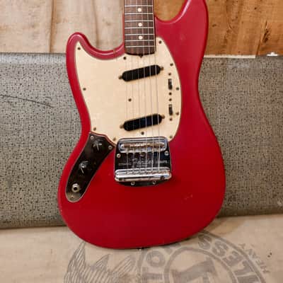 Fender Mustang Lefty 1966 - Red image 3