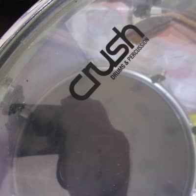 Crush Clear Acrylic Seamless 16" dia x 14" Floor Tom Drum with 3 x Legs Lot image 16
